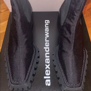 Alexander Wang black boots never worn